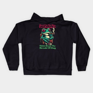 Think about the break of day Kids Hoodie